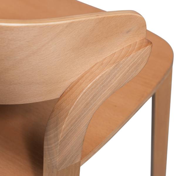 Set di 2 sedie da pranzo Mukoke Legno di betulla parzialmente massello