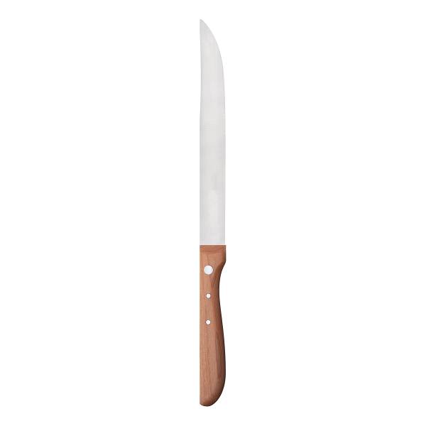 Fleischermesser Horun Edelstahl / Massiholz Kirsche - Silber / Braun