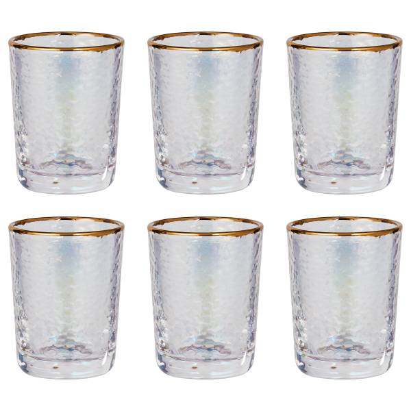 Shotglas SMERALDA 6er-Set Glas - Transparent