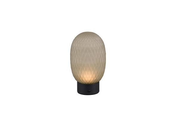 LED-Tischleuchte Facette Farbglas / Eisen - 1-flammig - Grün