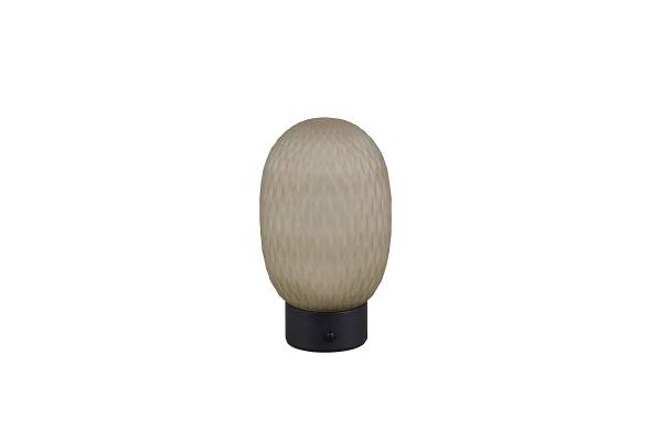 LED-Tischleuchte Facette Farbglas / Eisen - 1-flammig - Grün