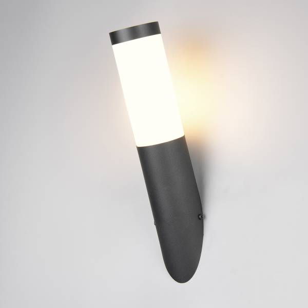 Außenwandleuchte Trioto Polycarbonat / Edelstahl - 1-flammig