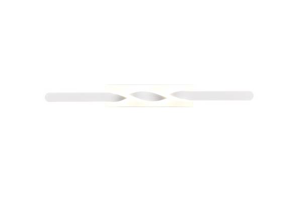 LED-Deckenleuchte Ginko Eisen / Silikon - 1-flammig - Weiß