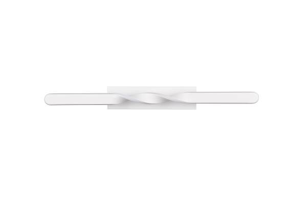 LED-Deckenleuchte Ginko Eisen / Silikon - 1-flammig - Weiß