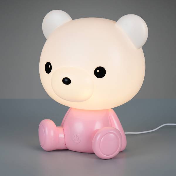 LED-Tischleuchte Cutie ABS - 1-flammig - Rosa