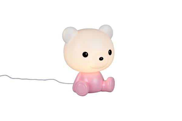 LED-Tischleuchte Cutie ABS - 1-flammig - Rosa