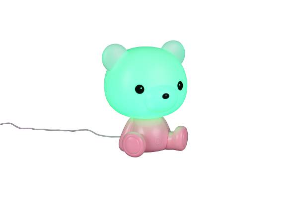 LED-Tischleuchte Cutie ABS - 1-flammig - Rosa