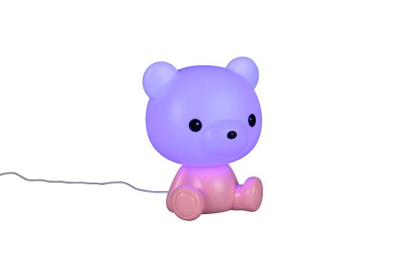 LED-Tischleuchte Cutie ABS - 1-flammig - Rosa