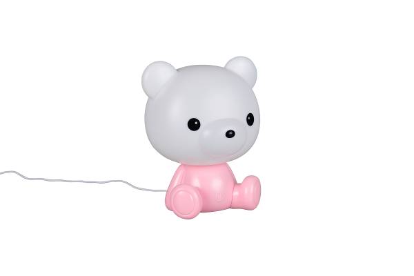 LED-Tischleuchte Cutie ABS - 1-flammig - Rosa