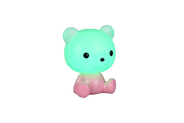 LED-Tischleuchte Cutie ABS - 1-flammig - Rosa