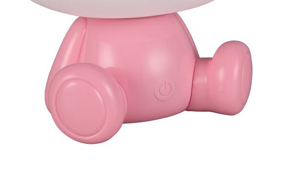 LED-Tischleuchte Cutie ABS - 1-flammig - Rosa