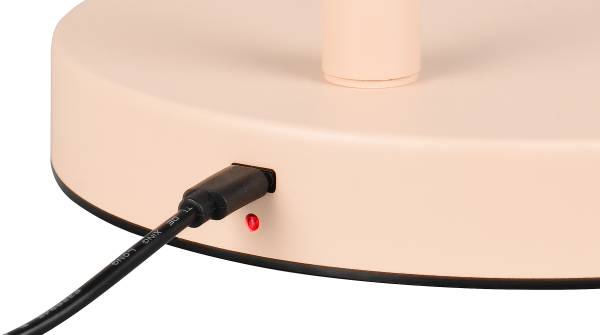 Lampadaire LED Blake Fer - 1 ampoule - Beige