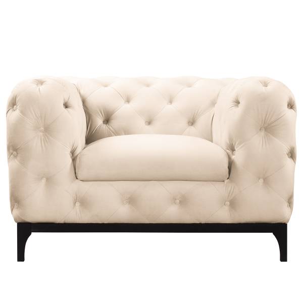 Sessel Truco Samt Ravi: Creme