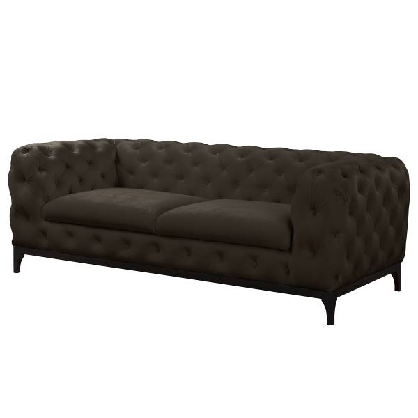 2,5-Sitzer Sofa Truco Samt Ravi: Espresso