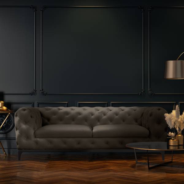 2,5-Sitzer Sofa Truco Samt Ravi: Espresso