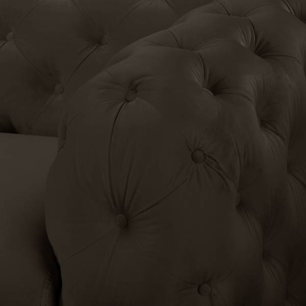 2,5-Sitzer Sofa Truco Samt Ravi: Espresso
