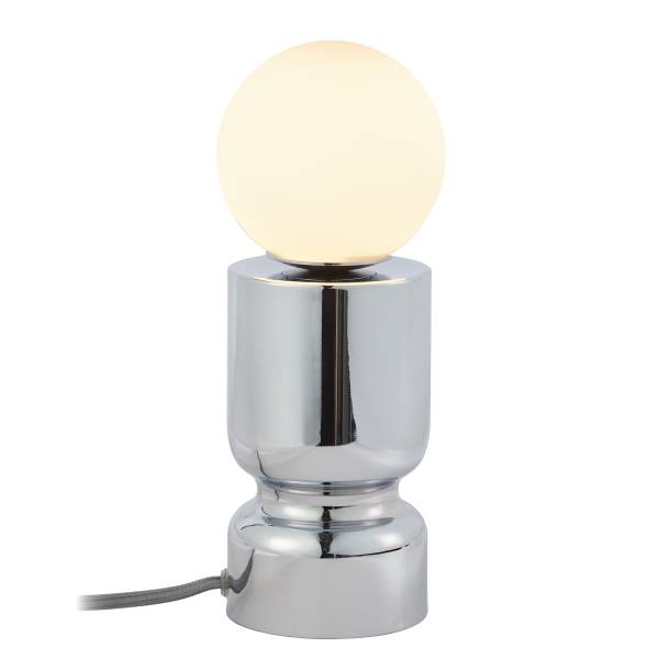 Lampada da tavolo CHROME Vetro - Argento