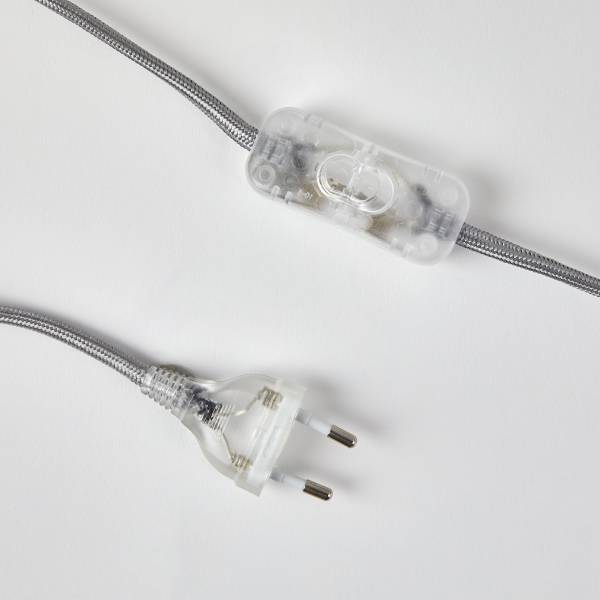 Lampada da tavolo CHROME Vetro - Argento