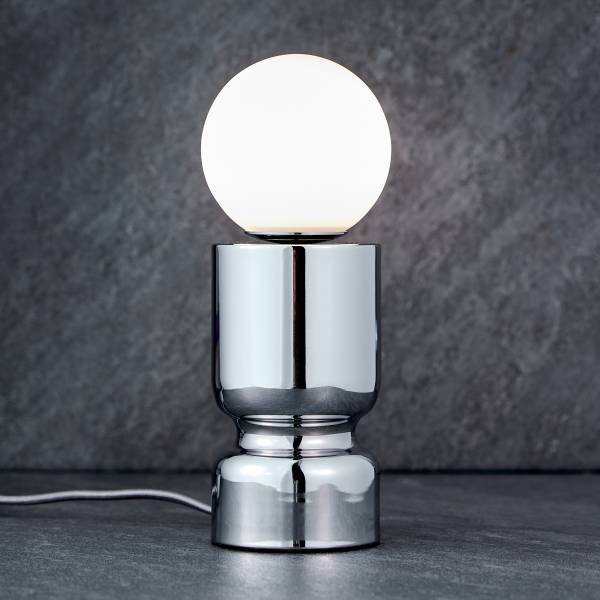 Lampada da tavolo CHROME Vetro - Argento