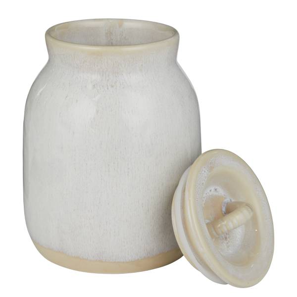 Voorraadpot PORTIMAO steengoed - beige - beige - 13 x 18 cm