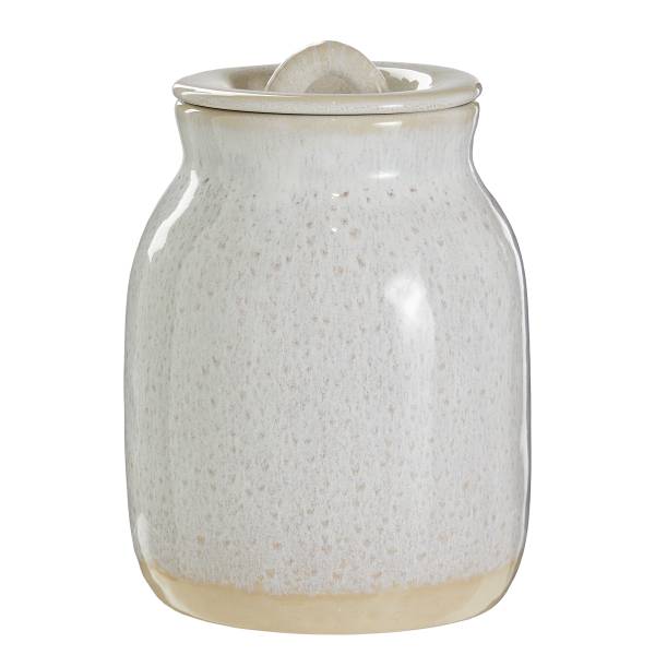 Voorraadpot PORTIMAO steengoed - beige - beige - 13 x 18 cm