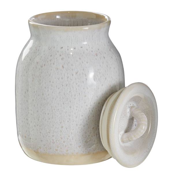 Voorraadpot PORTIMAO steengoed - beige - beige - 13 x 18 cm