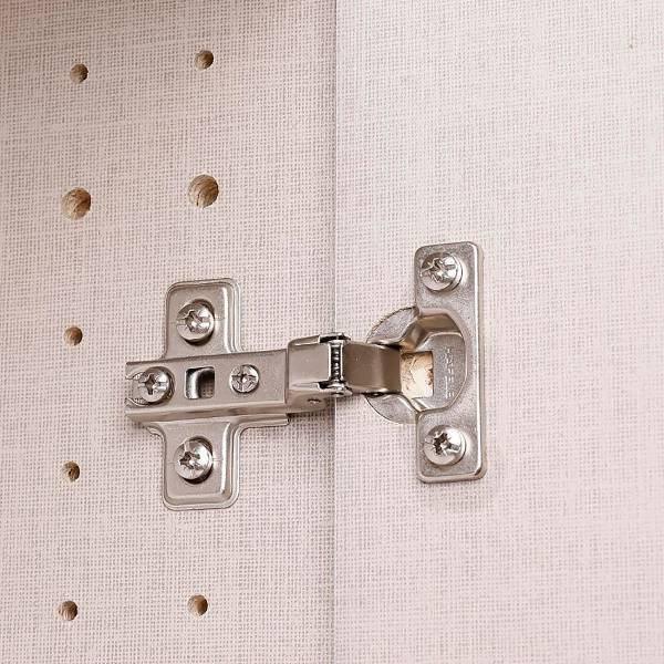 Drehtürenschrank Hildesheim Passepartout Alpinweiß - Breite: 275 cm - Ohne Spiegeltür/-en