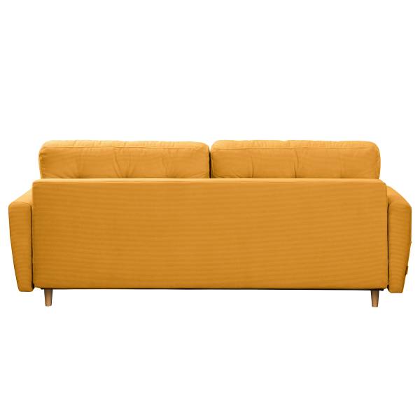 3-Sitzer Sofa SOLA Cordstoff Onika: Senfgelb