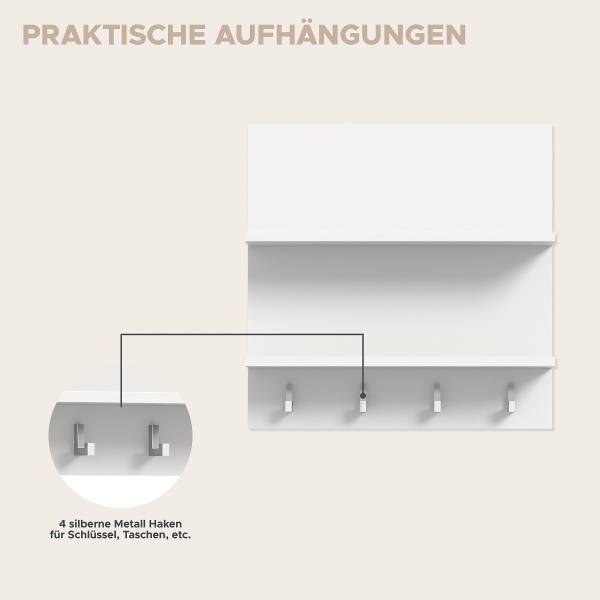 Ensemble d'entrée Idom D - 5 éléments Blanc brillant / Blanc mat