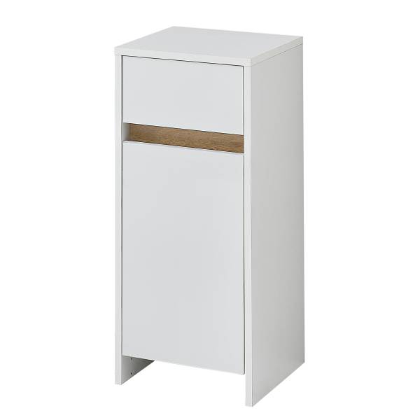 Mobile basso Quickset 100 BIanco opaco / Effetto rovere Riviera