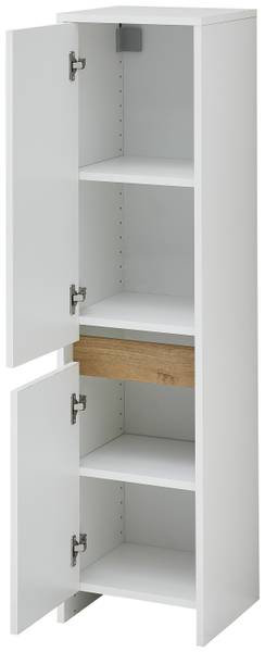 Mobile medio Quickset 100 BIanco opaco / Effetto rovere Riviera