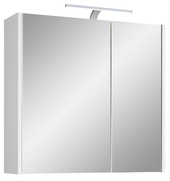 Salle de bain Quickset 100 - 5 éléments Blanc matt / Imitation chêne Riviera