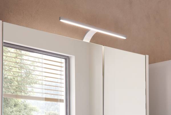 Salle de bain Quickset 100 - 5 éléments Blanc matt / Imitation chêne Riviera