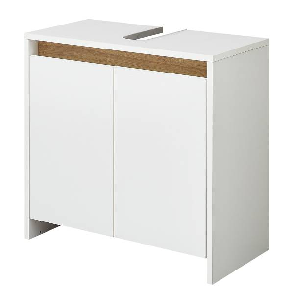 Mobile sottolavabo Quickset 100 BIanco opaco / Effetto rovere Riviera