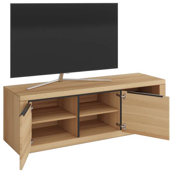 TV-Lowboard Woodfarm Buche teilmassiv