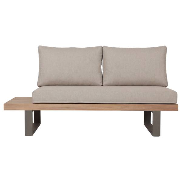 Loungeset Riva 3-teilig Akazie massiv / Polypropylen - Akazie Hell / Beige