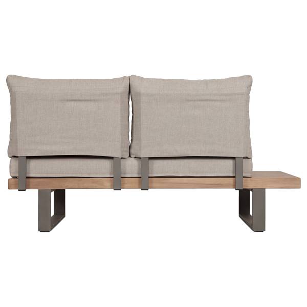 Loungeset Riva 3-teilig Akazie massiv / Polypropylen - Akazie Hell / Beige