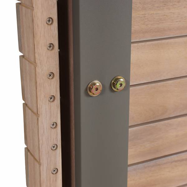 Loungeset Riva 3-teilig Akazie massiv / Polypropylen - Akazie Hell / Beige