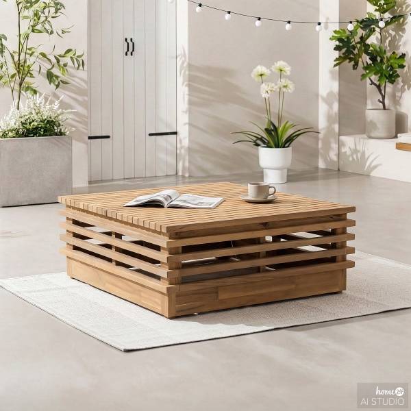 Loungetisch Quenda Akazie massiv