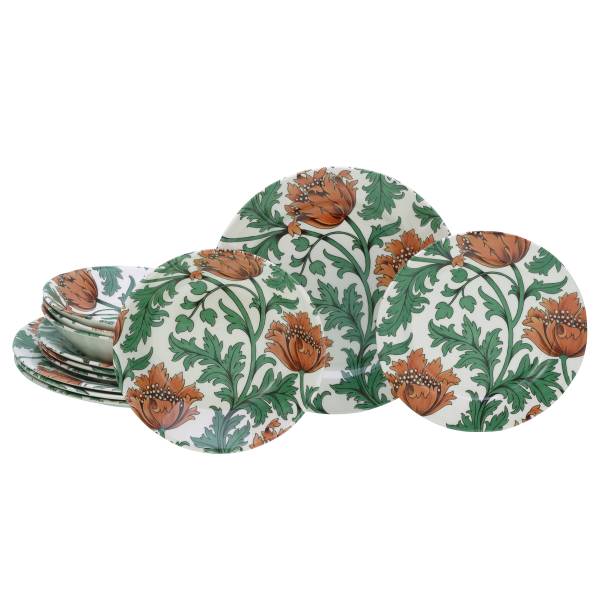 Serviesset Florentina steengoed - wit