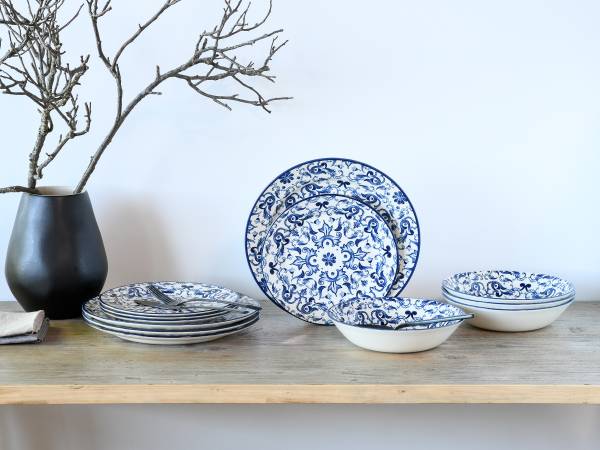Tafelservice Fresco Steingut - Blau