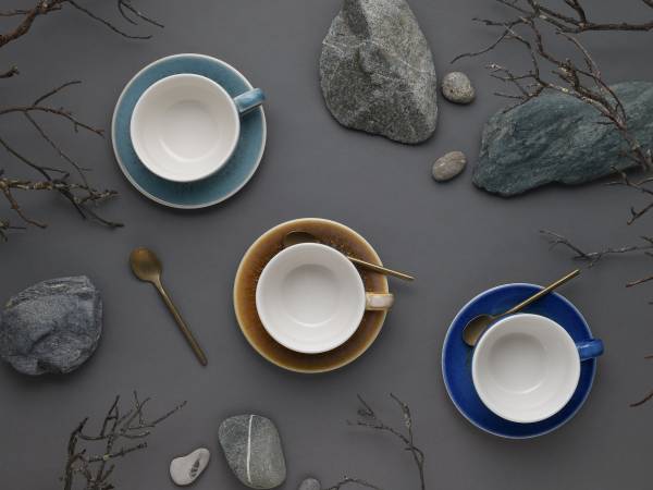 Cappuccinotassen Caldera Steingut - Mehrfarbig