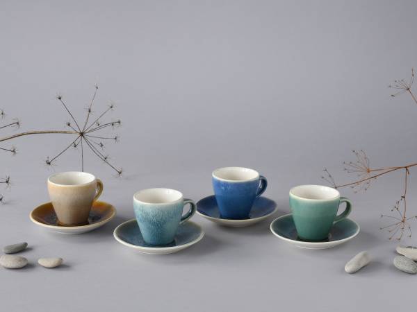 Espressokopjes Caldera steengoed - meerdere kleuren