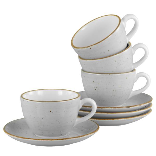 Tazza da caffè Vintage Nature porcellana - Grigio pietra
