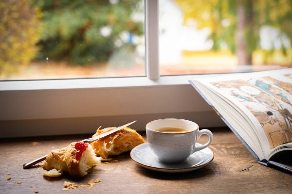 Tazza da caffè Vintage Nature porcellana - Grigio pietra