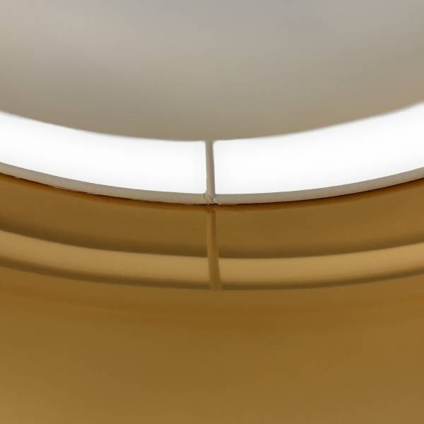 Deckenleuchte JOULO Eisen / Textil - 1-flammig - Beige