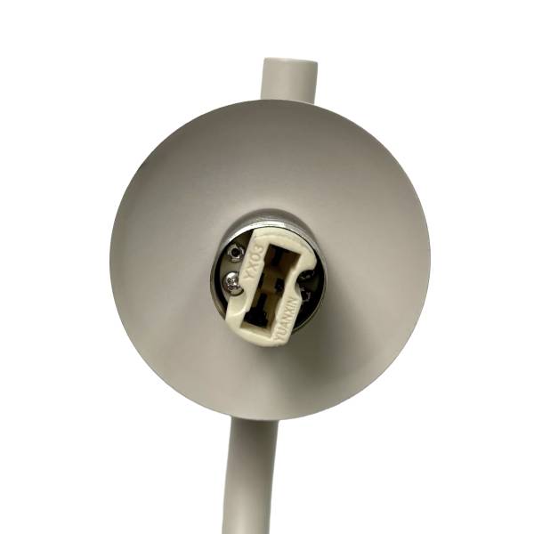 Tischleuchte PHERO Opalglas / Eisen - 1-flammig