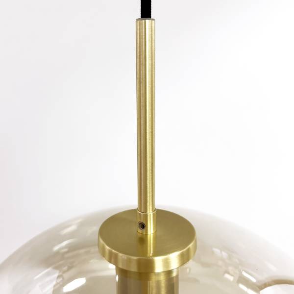 Suspension ZEVRO Verre coloré / Fer - 1 flamme