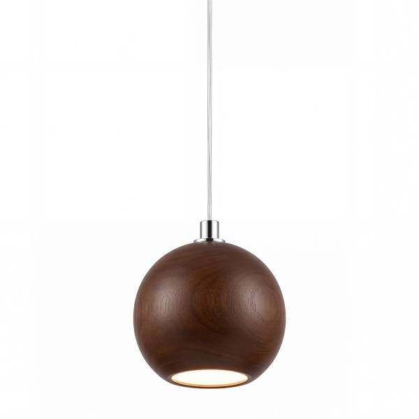 Lampada a sospensione FARIN Pino massello / Ferro - 1 punto luce - Marrone