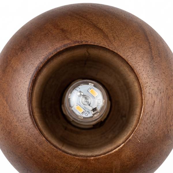 Lampada a sospensione FARIN Pino massello / Ferro - 1 punto luce - Marrone